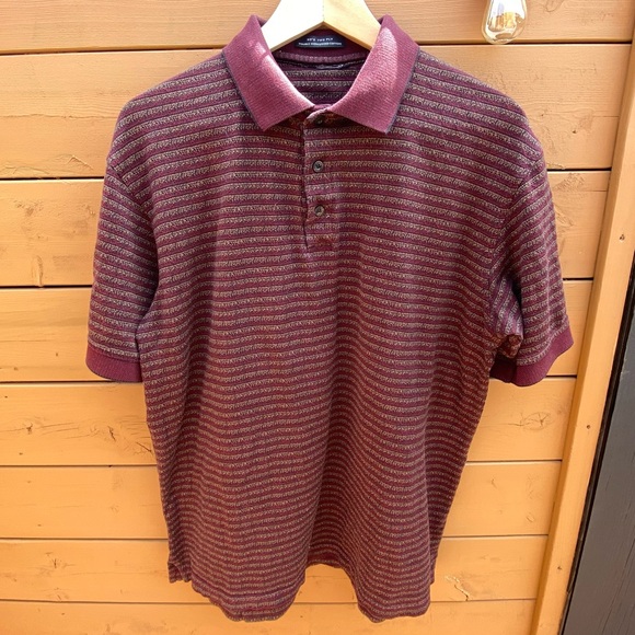 60s Two Ply Mercerized Cotton Vintage Golf Polo US L - Picture 1 of 4